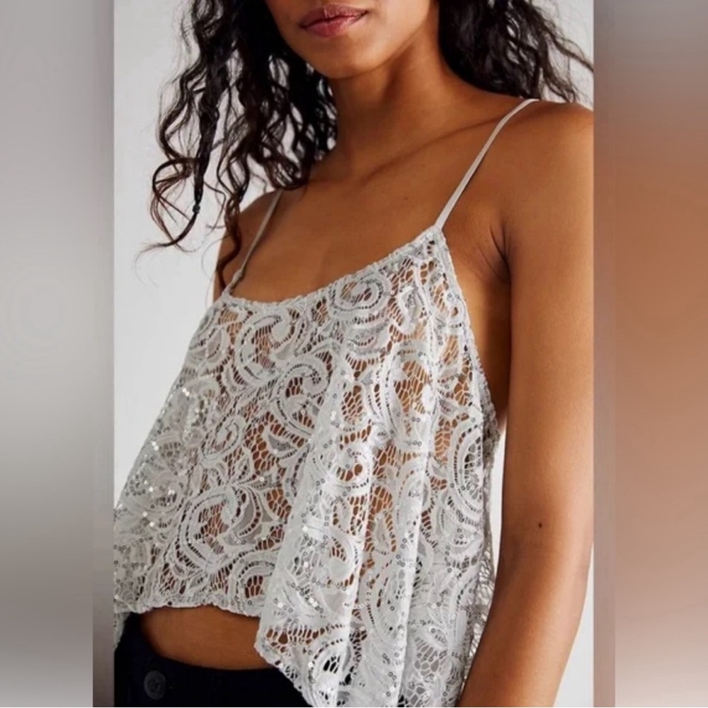 Free People Best Idea Cami In Color: Dawn Blue. NWOT